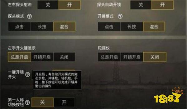 和平精英侧边辅助怎么设置