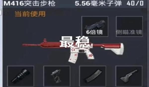 和平精英辅助用什么武器